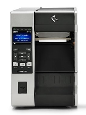 Zebra ZT610, 4'', 203 dpi,  Serial, USB, Ethernet, BT 4.0, USB Host, Tear, Color, ZPL