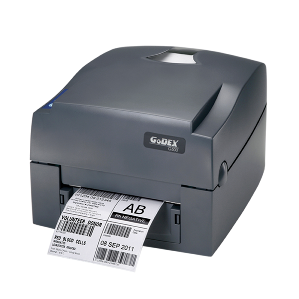 Godex TT G530UES,  300 dpi, 4", 4 ips, USB+RS232+Ethernet, 1" core ribbon