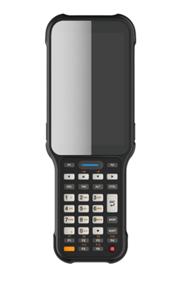 Bluebird EK430; Qualcomm, Android 10, GMS, WWAN, 4.3", 4GB, 32GB, SE4710, 5MP, 13MP, Hot Swap, 6800mAh Battery, NFC, 1 Nano SIM, Micro SD Slot, IP65, 34 w/ F-Keys, USB-C, RUBBER BOOT