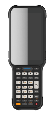 Bluebird EK430 GUN; Qualcomm, Android 10, GMS, WWAN, 4.3", 4GB, 32GB, SE4710, 5MP, 13MP, Hot Swap, 6800mAh Battery, NFC, 1 Nano SIM, Micro SD Slot, IP65, 34 w/ F-Keys, USB-C, Trigger Handle, RUBBER BO