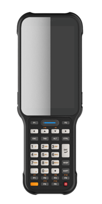 Bluebird EK430 Long Range; Qualcomm, Android 10, GMS, WWAN, 4.3", 4GB, 32GB, SE4850, 5MP, 13MP, Hot Swap, 6800mAh Battery, NFC, 1 Nano SIM, Micro SD Slot, IP65, 34 w/ F-Keys, USB-C, RUBBER BOOT