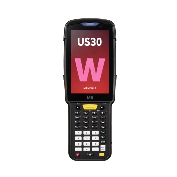 M3 Mobile US30W GUN, Android 13.0 GMS, WVGA, 802.11 a/b/g/n/ac/ax Wi-Fi 6, SE4770, BT5.3, 4G/64G, 38K , 6700mAh Battery, Required CRD PWSP