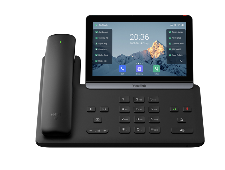 YEALINK SIP-T88W Pro, 7" экран", Android, WiFi, Bluetooth, BT-трубка, USB, PoE, GigE, без камеры, без БП, шт