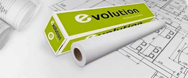 Бумага Evolution PPC DRAFT Paper 75gr A0+ 0.914x150 м аналог 450L90243M