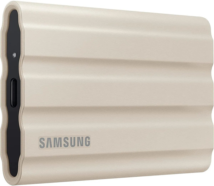 SSD Samsung T7 Shield External 1Tb (1024GB) Beige USB 3.2 (MU-PE1T0K/WW) 1year