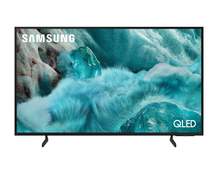 Samsung QLED TV QE55Q7FAAUXRU, 55', QLED, 4K 3840x2160, 60Hz, Tizen Smart TV, 20W, Tuner (DVB-T2/C/S2, PAL,SECAM), HDMI, USB, CI+,  Wi-Fi, BT, LAN, VESA 200x200, Black