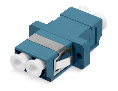 Cabeus DLC-DLC-SM Проходной соединитель LC-LC duplex, SM(для одномодового кабеля), корпус пластмассовый (SC Adapter Simplex dimension)