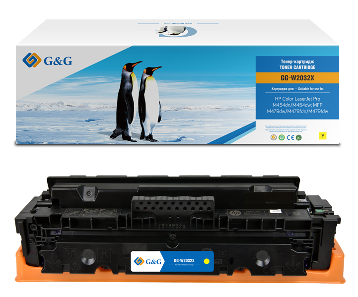 G&G GG-W2032X 415X желтый (6000стр.) для HP LJ M454/MFP M479