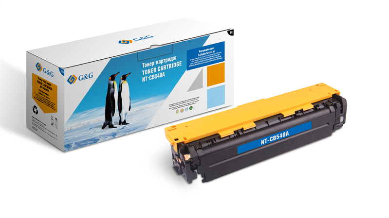 Cartridge G&G 203A для HP CLJ M254/M280/M281 с чипом 1 400 стр. черный аналог CF540A  гарантия 36 мес.