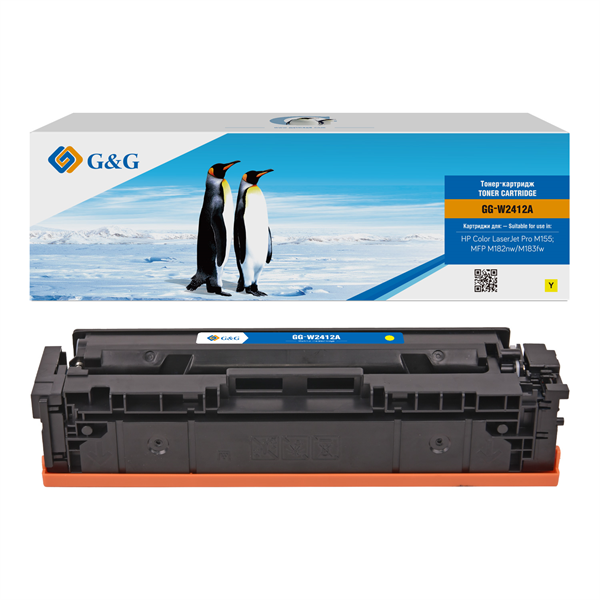 G&G GG-W2412A желтый (850стр.) для HP Color LaserJet Pro M155;MFP M182nw/M183fw