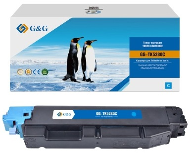 G&G GG-TK5280C TK5280C голубой (11000стр.) для Kyocera Ecosys P6235cdn/M6235cidn/M6635cidn