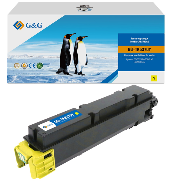 G&G GG-TK5370Y TK-5370Y желтый (5000стр.) для Kyocera ECOSYS PA3500cx/MA3500cifx