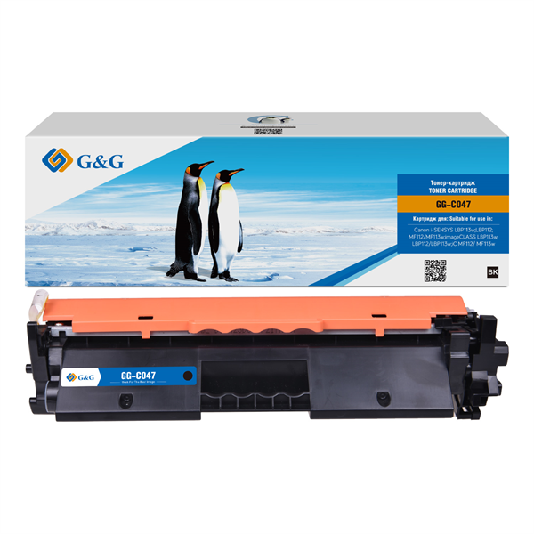 G&G GG-C047 черный (1600стр.) для Canon Canon i-SENSYS LBP113w;LBP112;MF112/MF113w