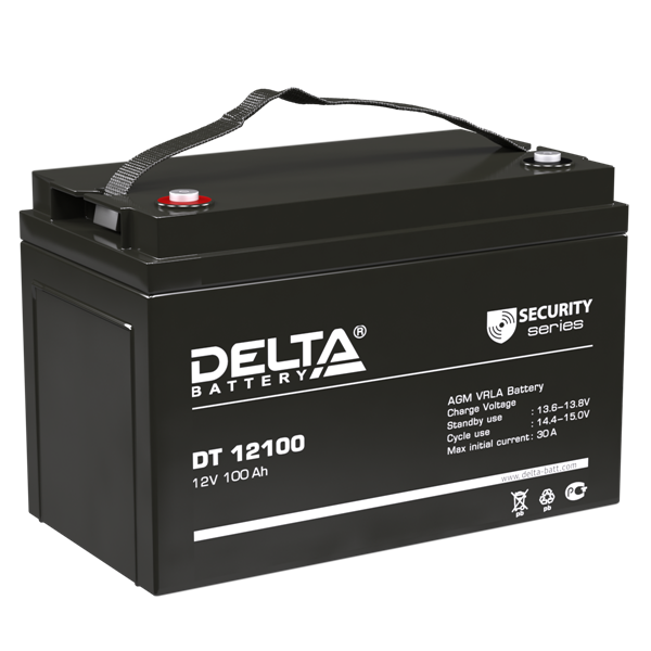 Delta Аккумуляторная батарея для ОПС DT 12100 (12V / 100Ah) (4614010040007)
