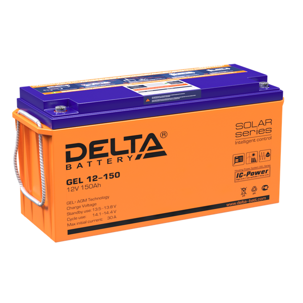 Delta Аккумуляторная батарея универсальная, технология GEL (12V / 150Ah) (4614010140003)