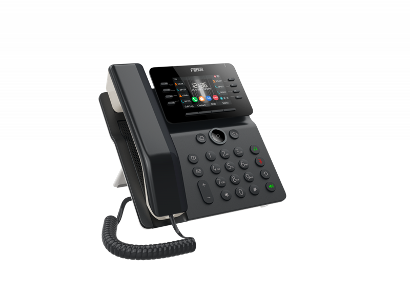 Fanvil V64, 12 SIP-акк., 3,5", 480x320 Цвет. экран, POE, БП в комп., 2x1 Gbps, Wi-Fi, BT 4.2
