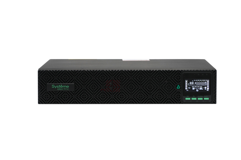 Systeme Electric Smart-Save Online SRV, 3000VA/3000W, On-Line, Rack 2U(Tower convertible), LCD, Out: 8xC13+1xC19, SNMP Intelligent Slot, USB, RS-232, Dry contact
