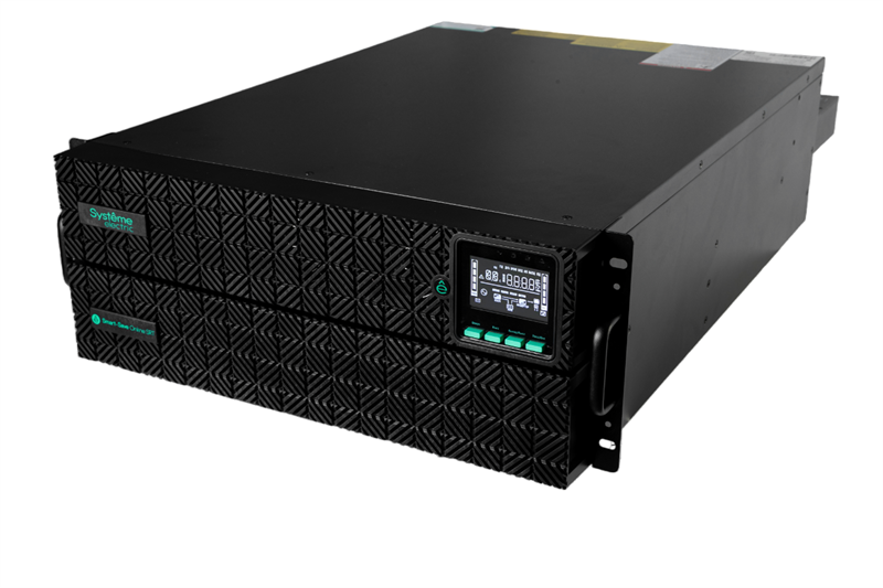 Systeme Electric Smart-Save Online SRT, 8000VA/8000W, On-Line, Extended-run, Rack 4U (Tower convertible), LCD, 5xC13, 3xC19, USB, RS-232