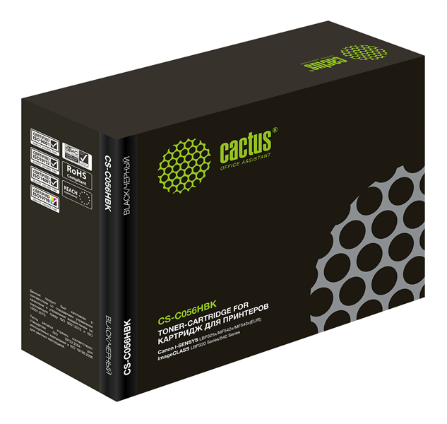 Cactus CS-C056HBK 056 H черный (21000стр.) для Canon imageCLASS LBP320 Series/540 Series
