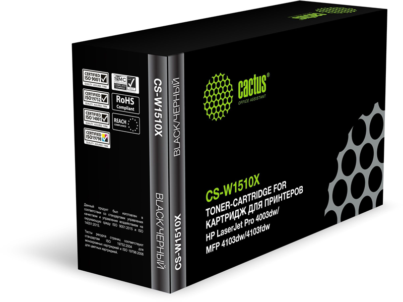 Cactus CS-W1510X W1510X черный (9700стр.) для HP LJ Pro 4003dw/MFP 4103dw/4103fdw