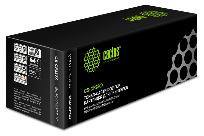 Cactus CS-CF230X CF230X черный (3500стр.) для HP LJ 203/227