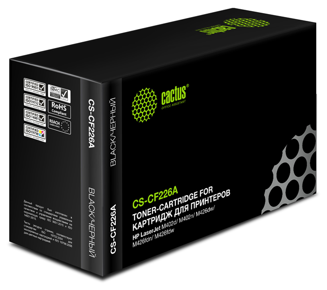 Cactus CS-CF226A CF226A черный (3100стр.) для HP LJ M402d/M402n/M426dw/M426fdn/M426fdw