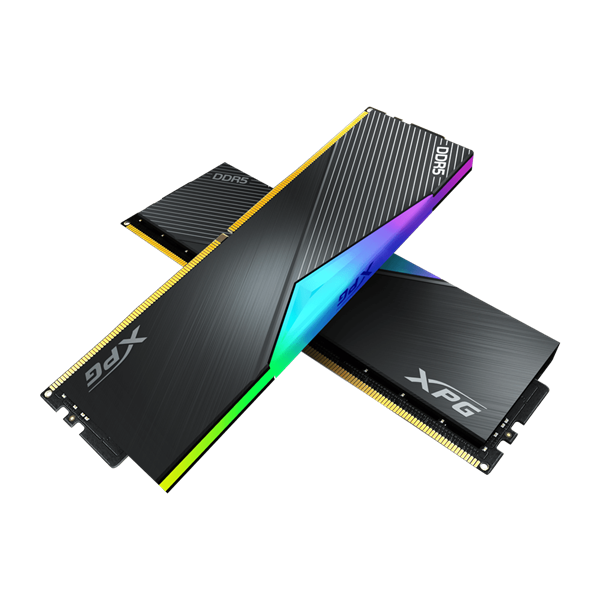 ADATA LANCER RGB DDR5 DIMM 64GB 6000MHz 2*32GB 30-40-40 1.35V BLACK DUAL COLOR BOX
