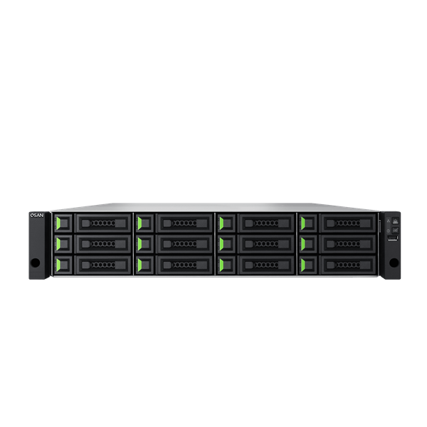 QSAN XN5112D 2U/12bay, Dual controller, QC Intel Xeon,  2x8Gb DDR4, 4x12Gb SAS, 8*10Gb/s(SFP+) + 4xPCIe Exp., 2x(PSU+FAN), 1xRailKit, 4xSFP+ SR Transceiver